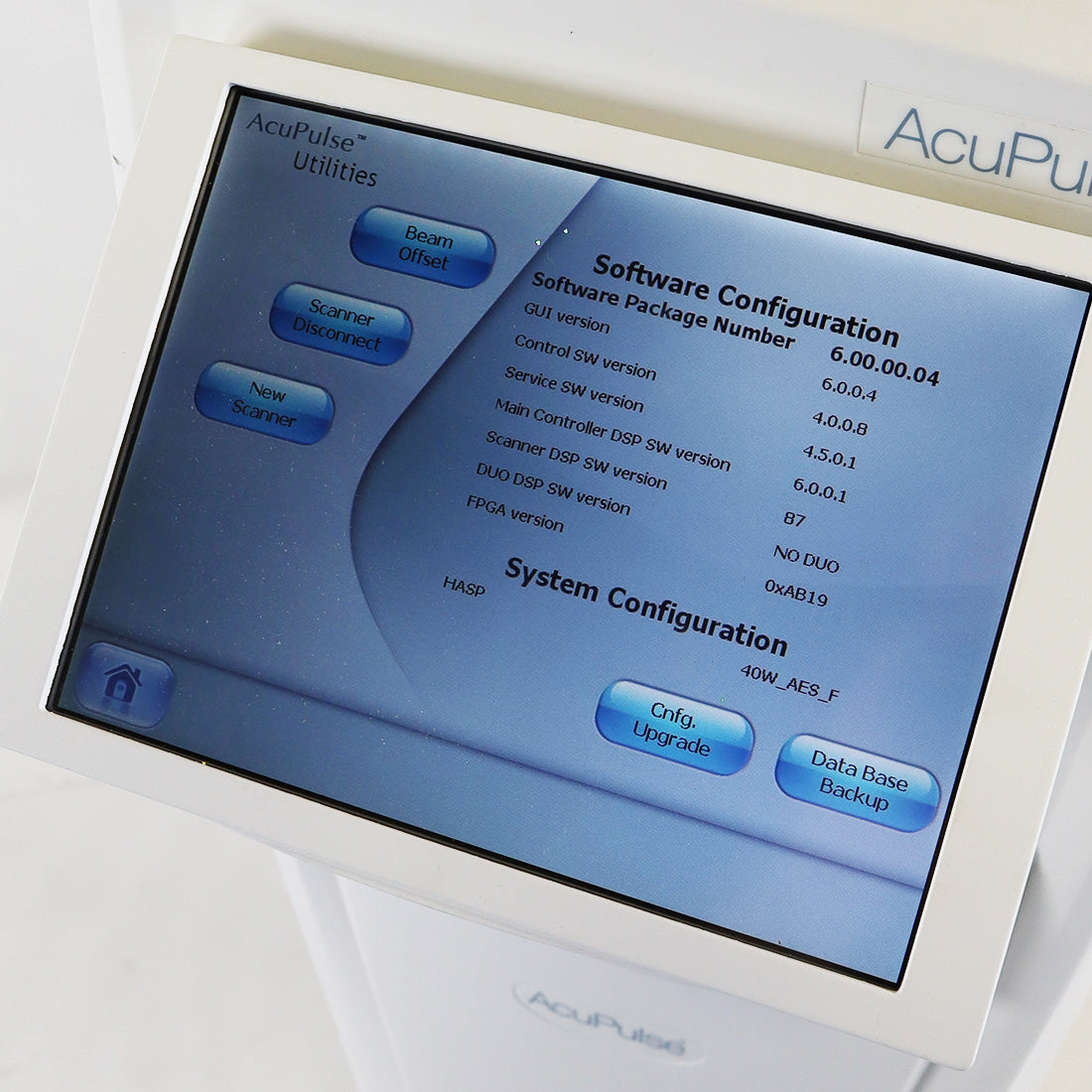 2016 Lumenis AcuPulse 40W CO2 Fiber Laser Acuscan 120 Scanner Skin Resurfacing
