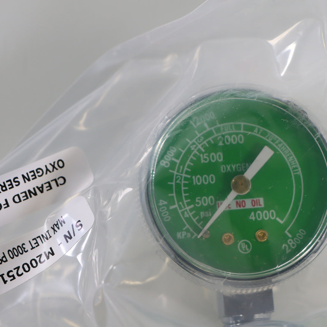 Parker Porter Medical Oxygen Preset Regulator Valve 7021 3000 PSI Max Inlet