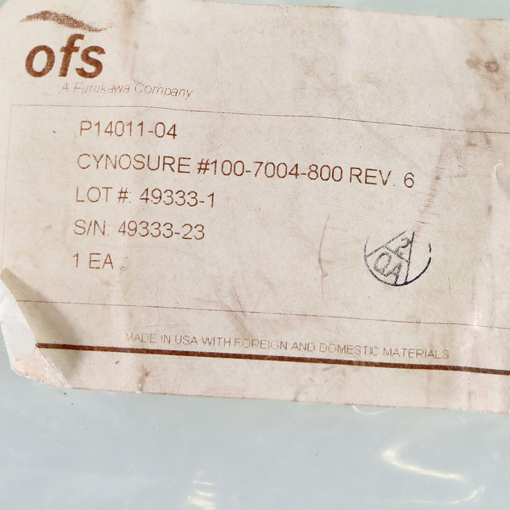 Cynosure Affirm Laser Nd Yag 100-7004-800 100-1405-000 Fiber Data Cable 1320 +