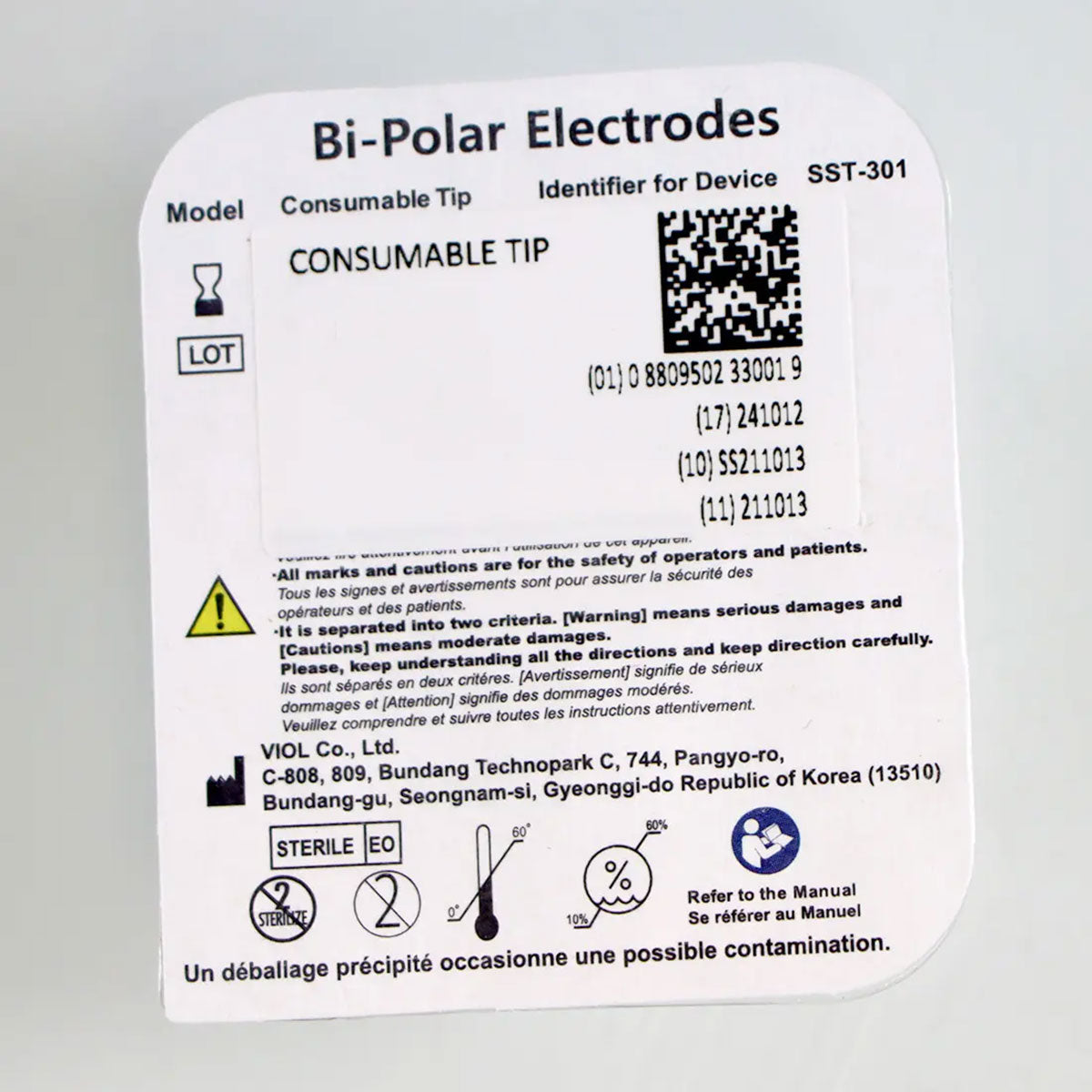 Viol Scarlet SRF BiPolar Electrode Consumable Tip RadioFrequency Exp2026 Single