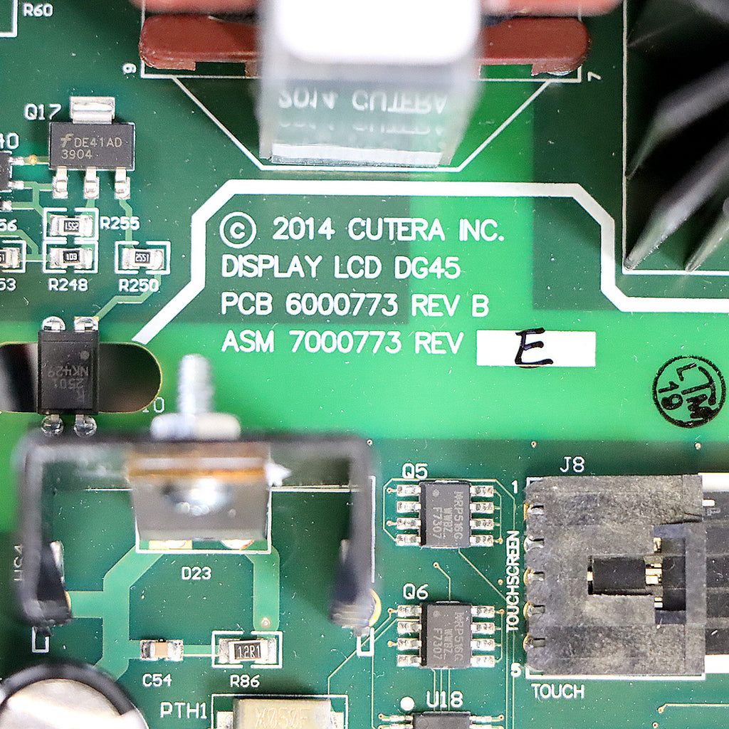 Cutera ExcelV Laser PCB Control Board 6000773 7000773 and Monitor Excel V PART
