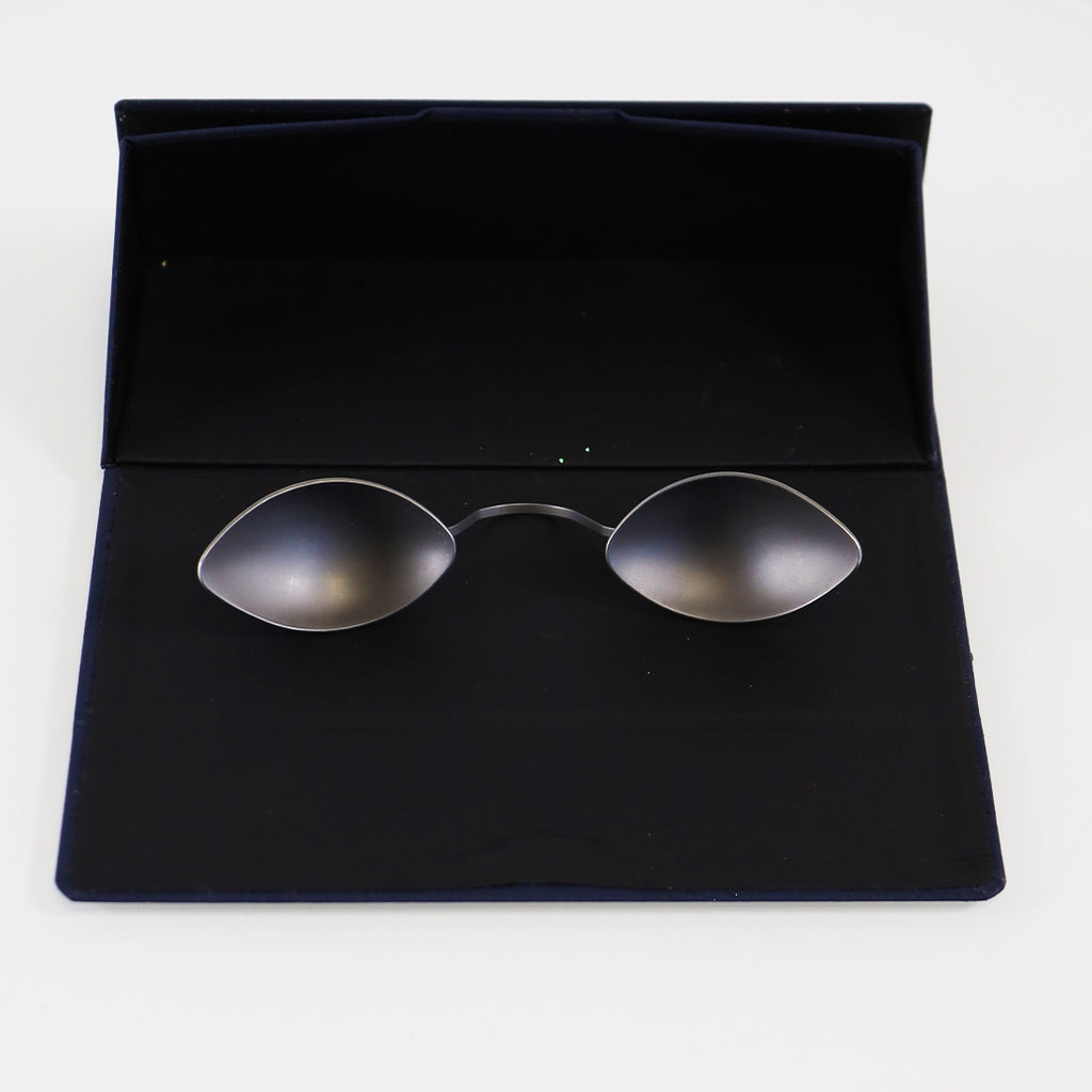 IPL Laser Metal Patient Eye Protection Shields Goggles Eyewear Glasses w/Case