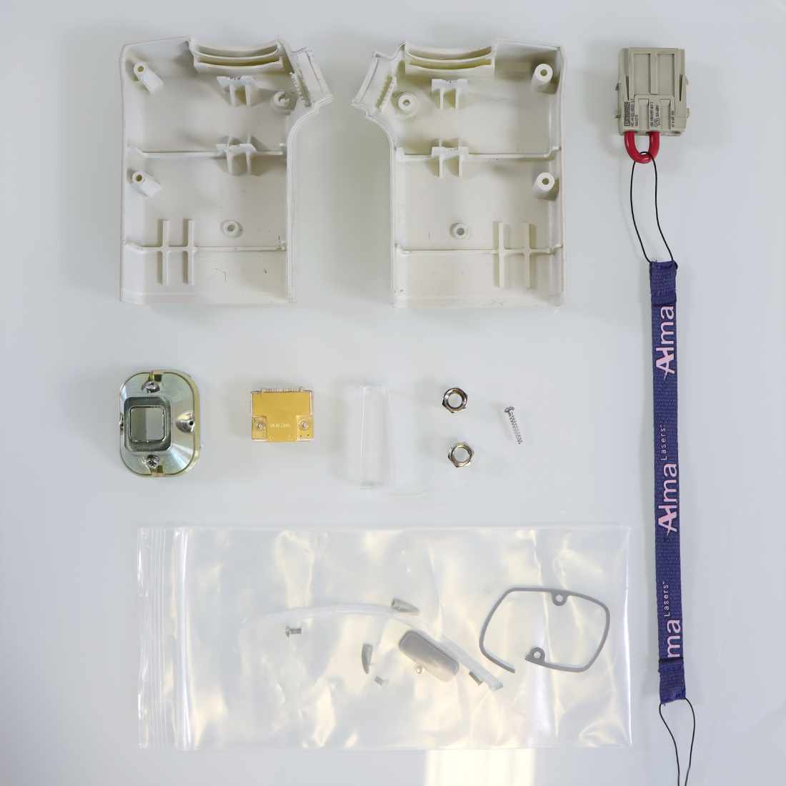 Alma Lasers Soprano ICE Handpiece Parts As-Is Crystal Shell Chill Tip