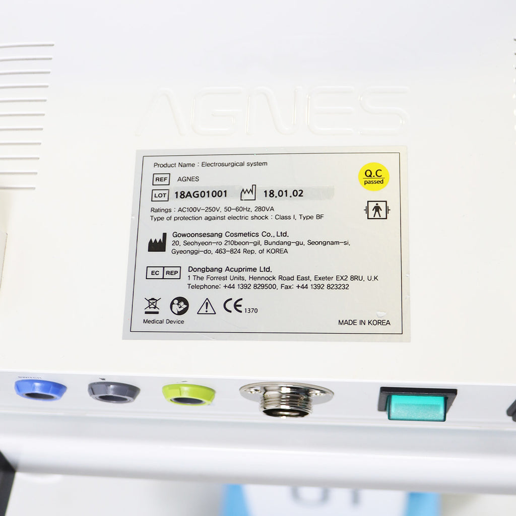 2018 Agnes Electrosurgical System ESG Precision Radio Frequency Microneedling