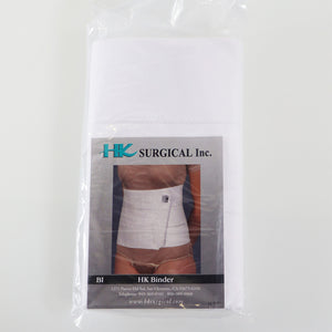 HK Surgical Abdominal Binder Medium Large 9" 46" to 60" Compression Post Op New