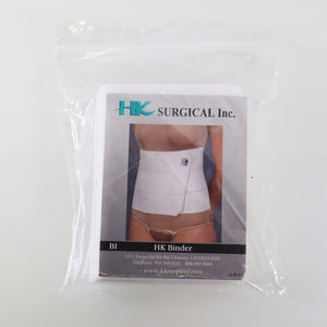 HK Surgical Abdominal Binder Small Medium 6" 28" to 50" Compression Post Op New