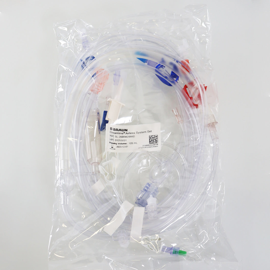 B. Braun Streamline Airless System Set SL-2000M2095D Arterial Venous Lines 5-Pk