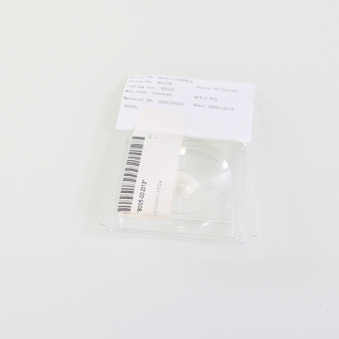 Candela Perfecta VBeam Laser 580-600nm HR Mirror Max Reflector 8005-00-2013 New