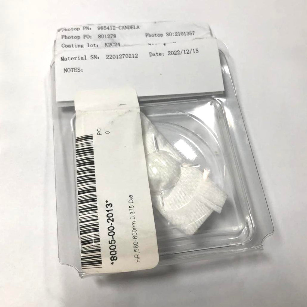 Candela Perfecta VBeam Laser 580-600nm HR Mirror Max Reflector 8005-00-2013 Used