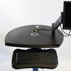 Canfield Visia Imaging Booth Mobile Rolling Cart Stand 5-Wheel Keyboard Monitor