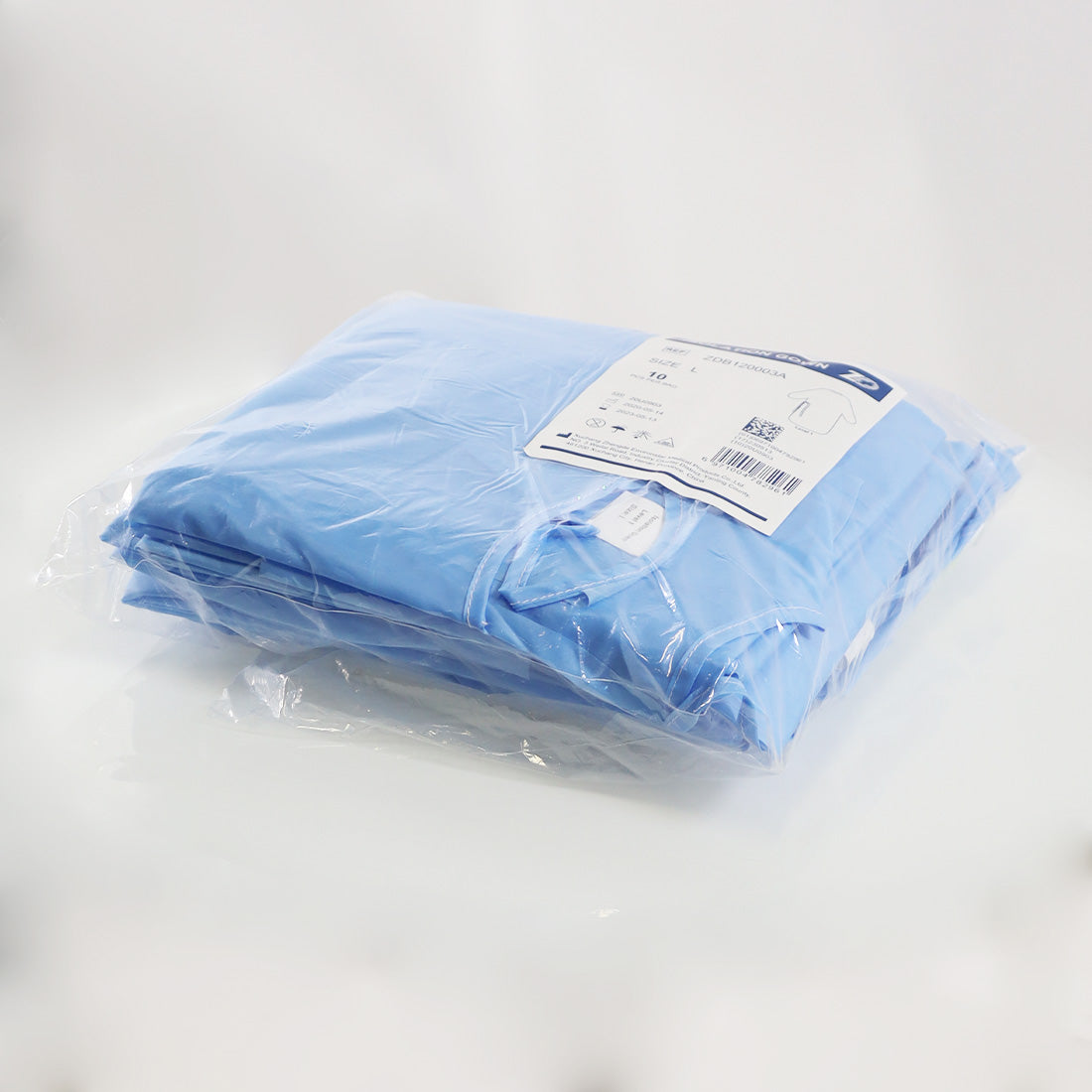 Environstar Isolation Gown AAMI Level 1 ZDB120003A Large Size Blue 10-Pack 2023