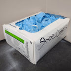 Halyard 69551 Heavy-Duty Shoe Cover Universal Size 3-Layer SMS Fabric Blue 73pk