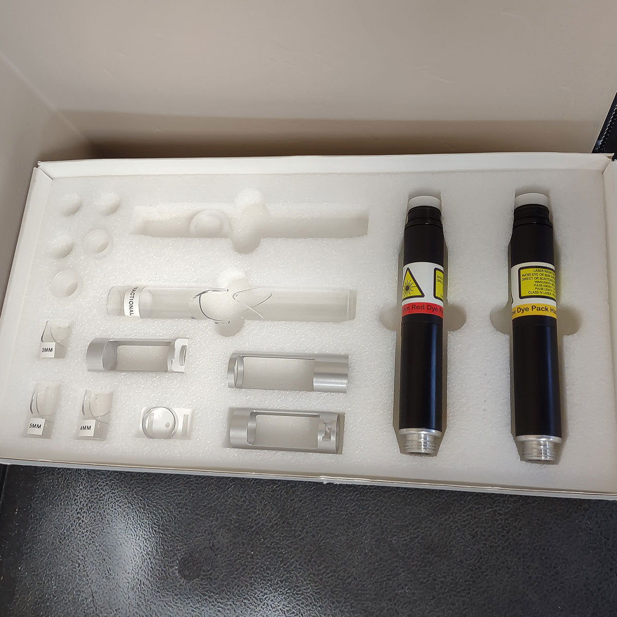 Lumenis Focus Naturalase PIQo4 Dye Pack Kit Red 650nm and Yellow 585nm HP Set