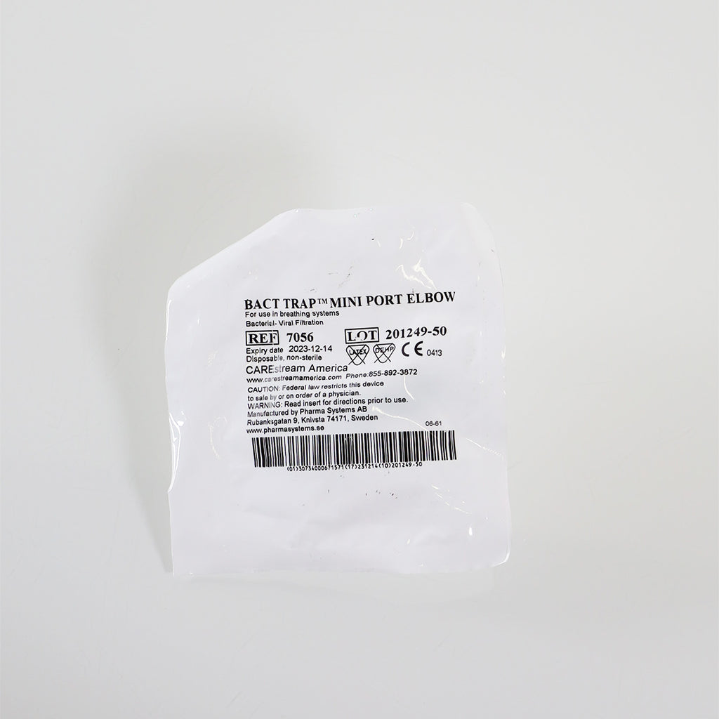 Pharma Systems Bact-Trap Mini Port Filter with Elbow 7056 Bacterial / Viral 11pk