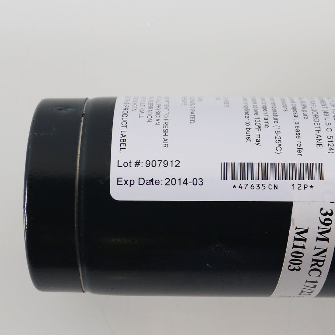 Candela Laser GentleCOOL Cryogen DCD Canister Gentle Cool 1600-00-0210 Exp
