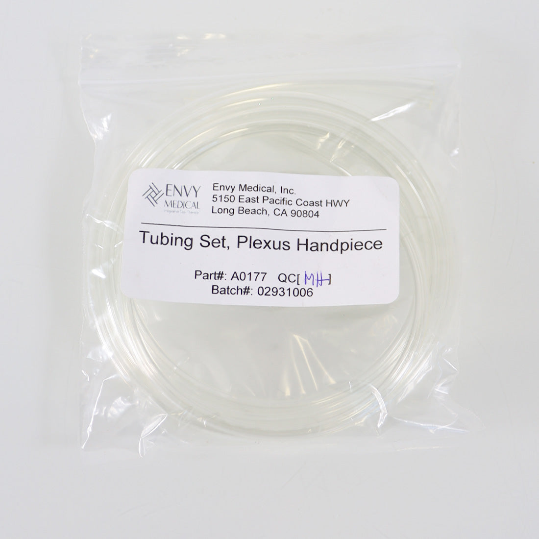 Envy Medical SilkPeel Plexus Handpiece Clear Tubing Hand Piece Vinyl A0177 New