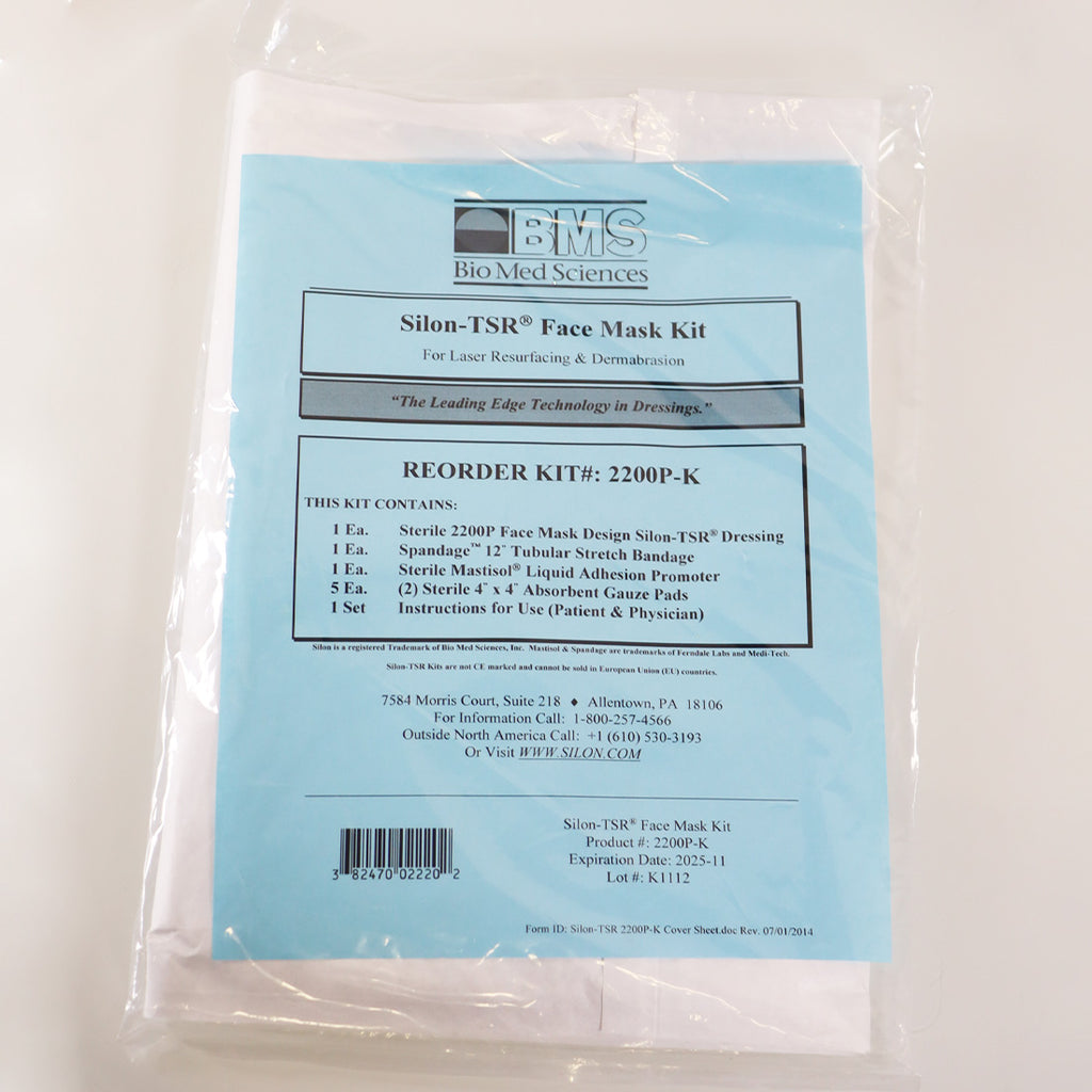 Bio Med Sciences Silon-TSR Face Mask Kit 2200P-K Medical Dressings
