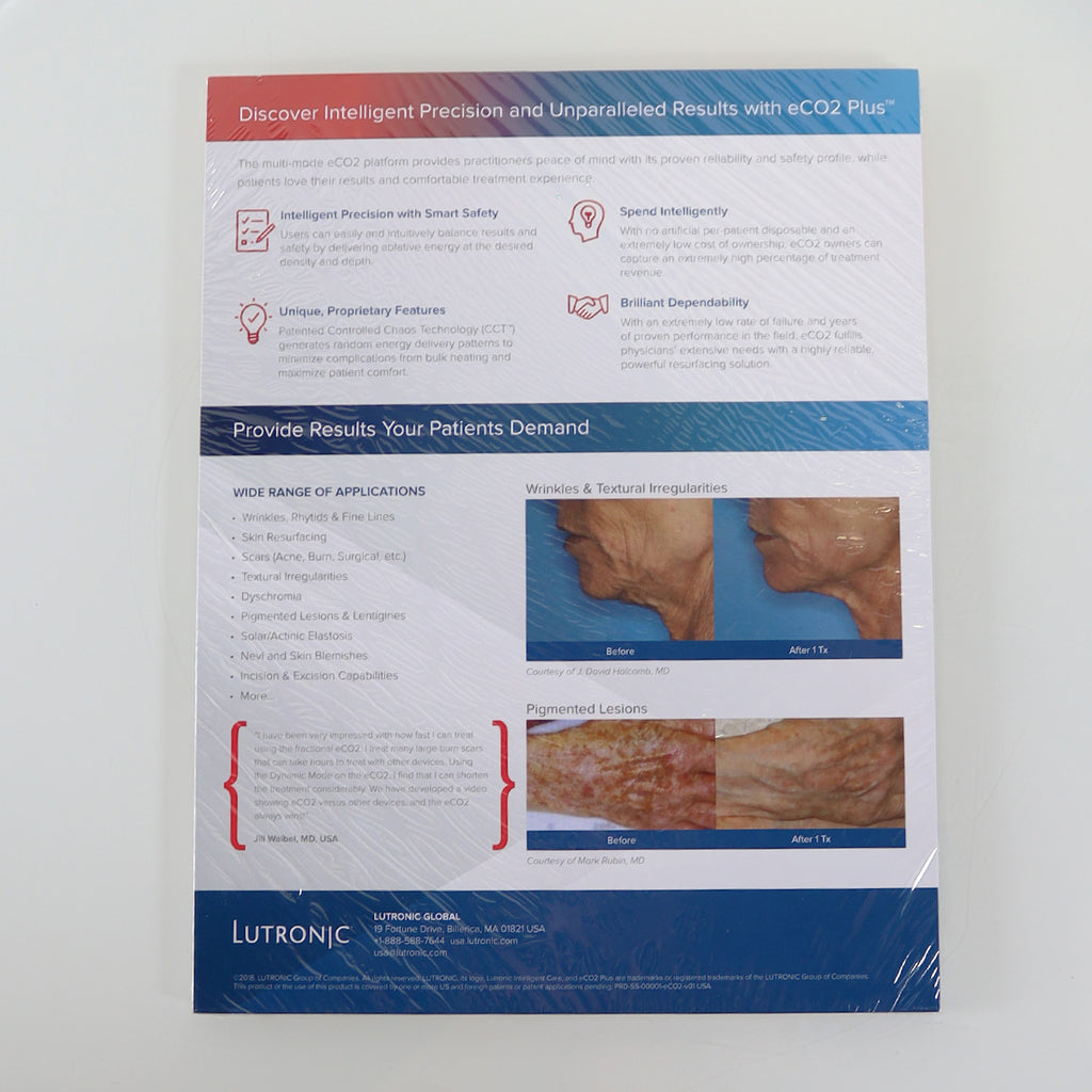 Lutronic eCO2 Plus Marketing Info Sheet PRD-SS-00001-eCO2-v01 - 25-Pack