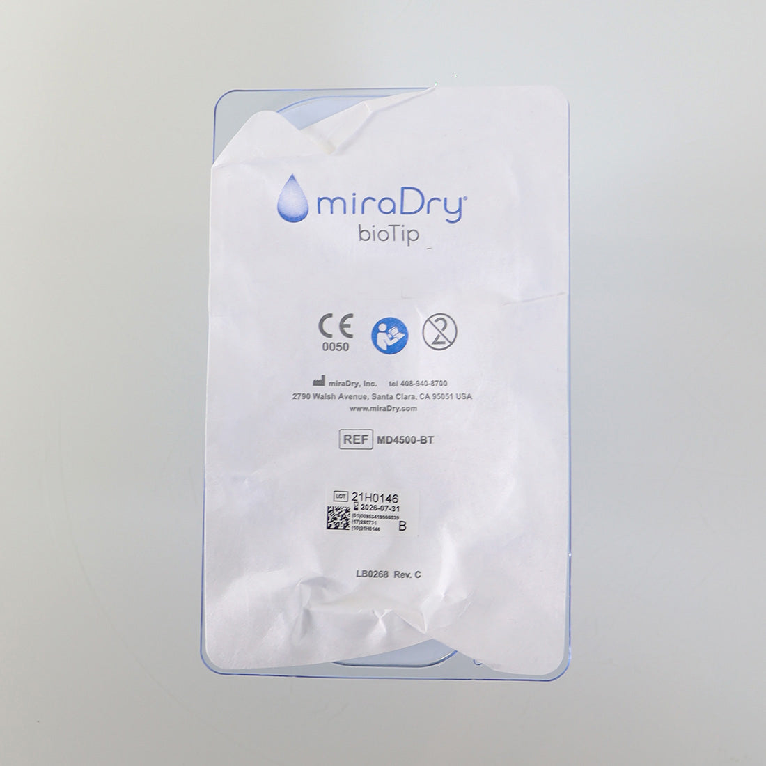 Miramarlabs miraDry bioTip Hyperhidrosis Reduction Bio Tip MD4500-BT Exp 7/2026