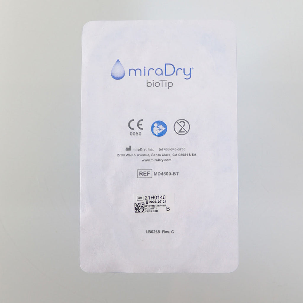 Miramarlabs miraDry bioTip Hyperhidrosis Reduction Bio Tip MD4500-BT Exp7/2026