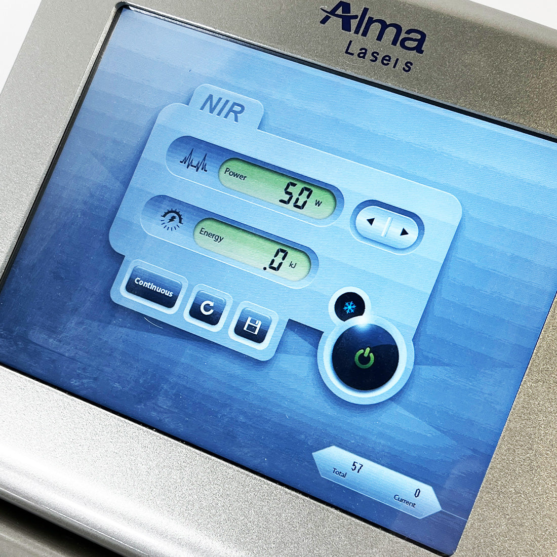 Alma Lasers Soprano ICE Laser NIR Handpiece Low Shots XLI Infrared Harmony