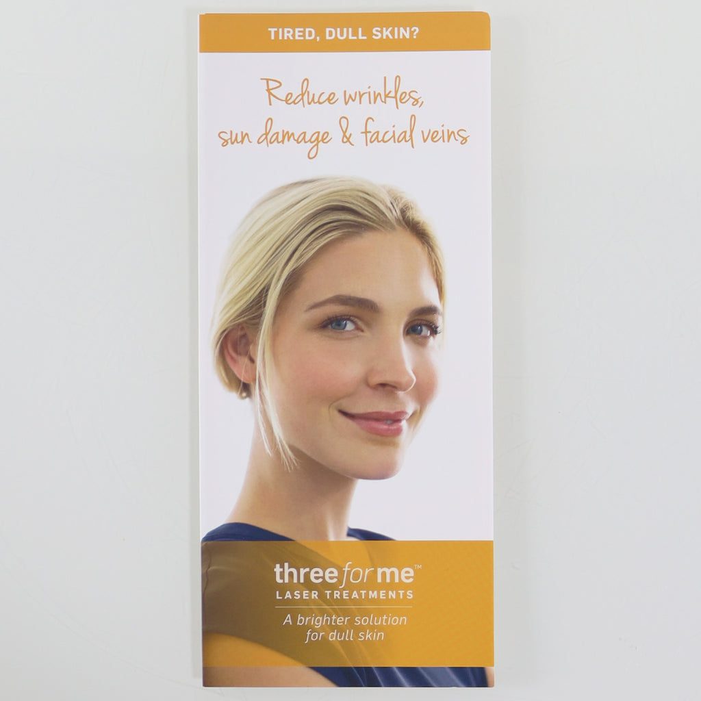 Cynosure Icon Laser ThreeForMe Patient Brochure 3 For Me Wrinkles Veins x30