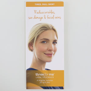 Cynosure Icon Laser ThreeForMe Patient Brochure 3 For Me Wrinkles Veins x30