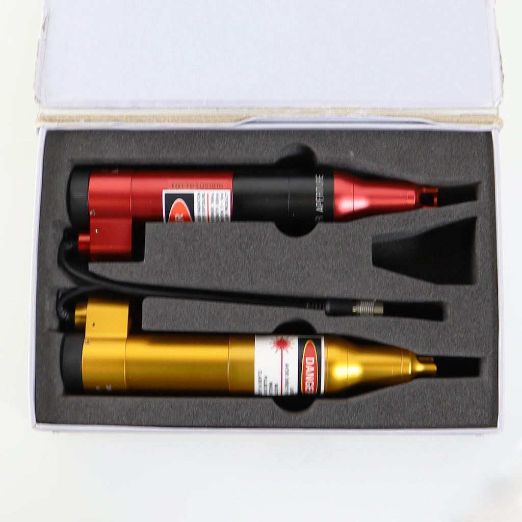 Lutronic Spectra SD Dye Laser Handpieces SD585 Gold SD650 Red Acne Erythema Set