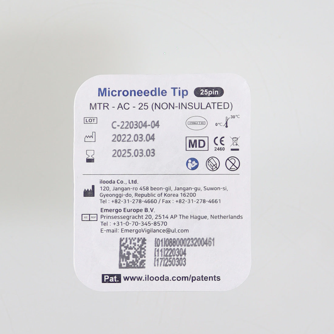 Cutera Secret RF MicroNeedle Tip 25-Pin Non-Insulated MTR-AC-C-25 EXP2025 (x1)