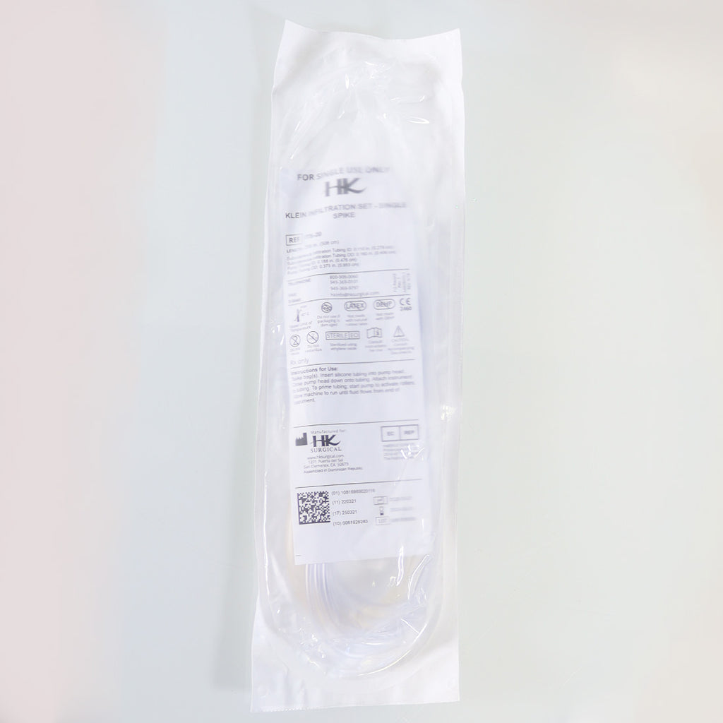 HK Surgical Klein Infiltration Tubing Set Single Spike ITS-20 200in x1 EXP2025