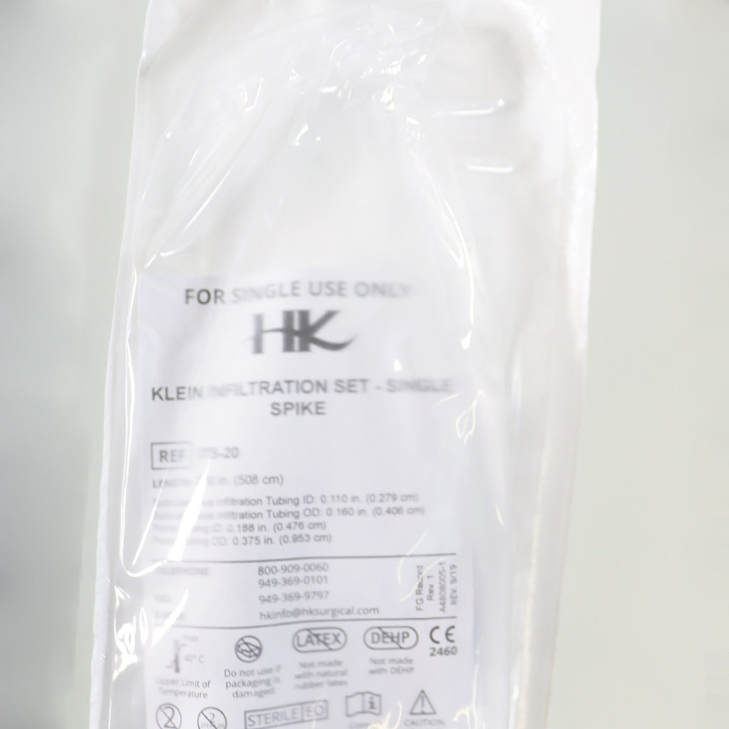 HK Surgical Klein Infiltration Tubing Set Single Spike ITS-20 200in x1 EXP2025