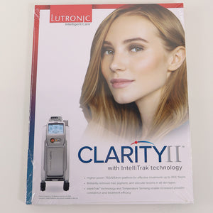 Lutronic Clarity II Laser Patient Marketing Brochure Hair Removal Office x25Pcs
