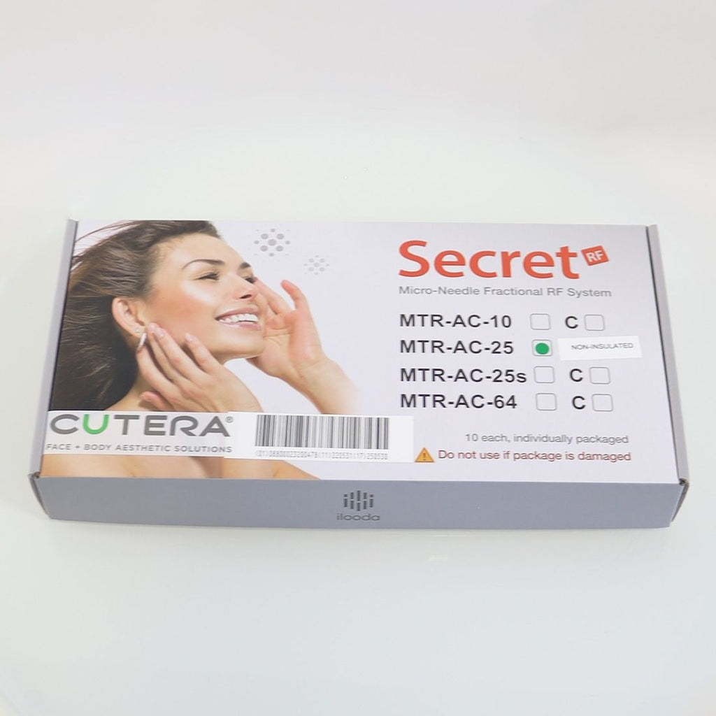 Cutera SecretRF Micro-Needle Tip MTR-AC-C-25 Semi-Insulated EXP 07/15/2025 10pk