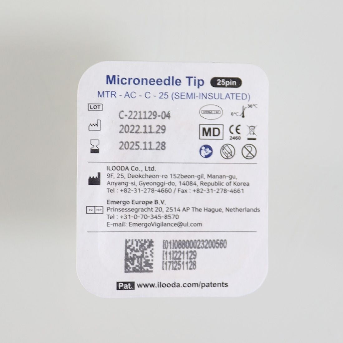 Cutera Secret RF MicroNeedle Tip 25-Pin Semi-Insulated MTR-AC-C-25 EXP 11/2025 Single