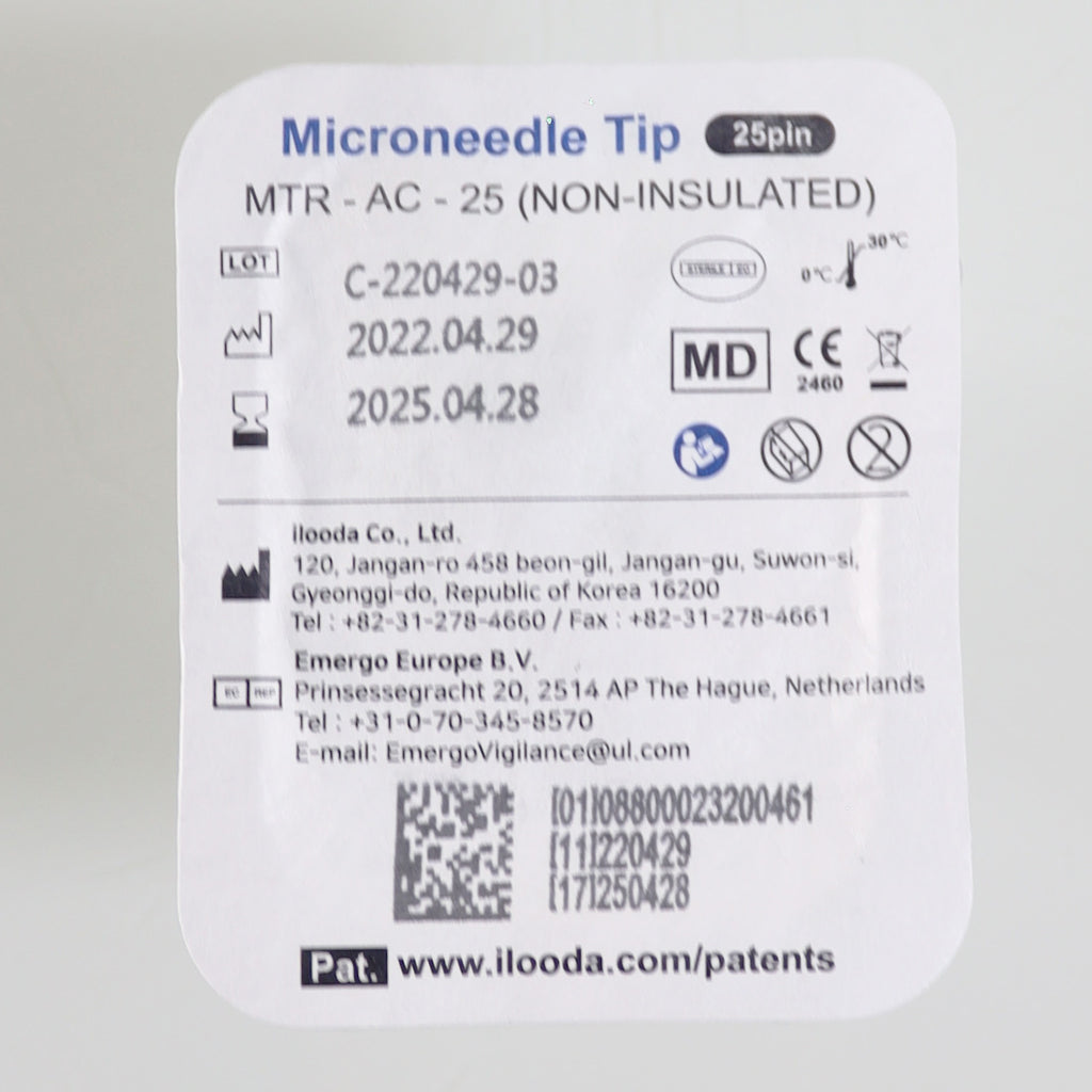 Cutera Secret RF MicroNeedle Tip 25-Pin Non-Insulated MTR-AC-25 EX04-2025 x10