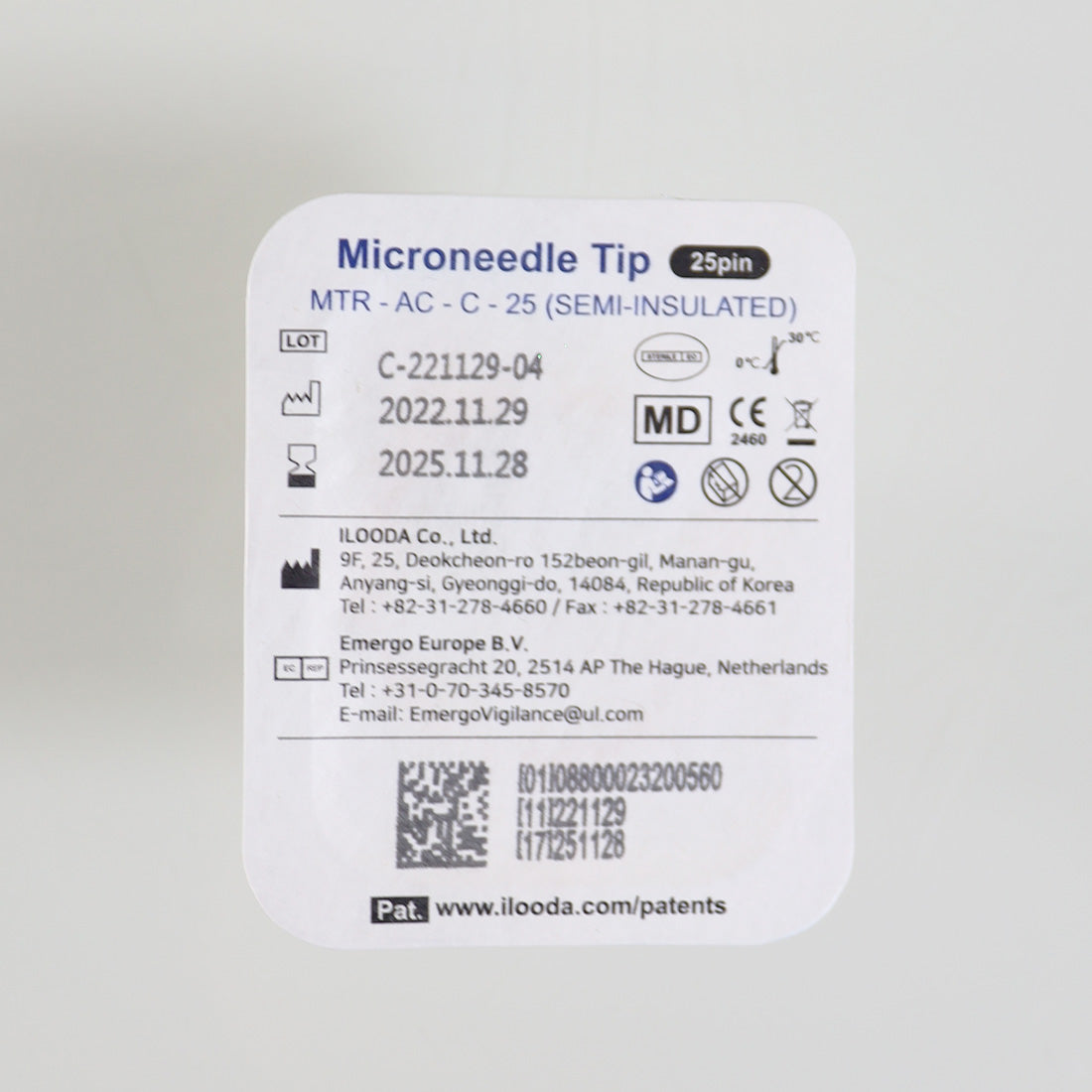 Cutera Secret RF MicroNeedle Tip 25-Pin Semi-Insulated MTR-AC-C-25 EX11-2025 x10