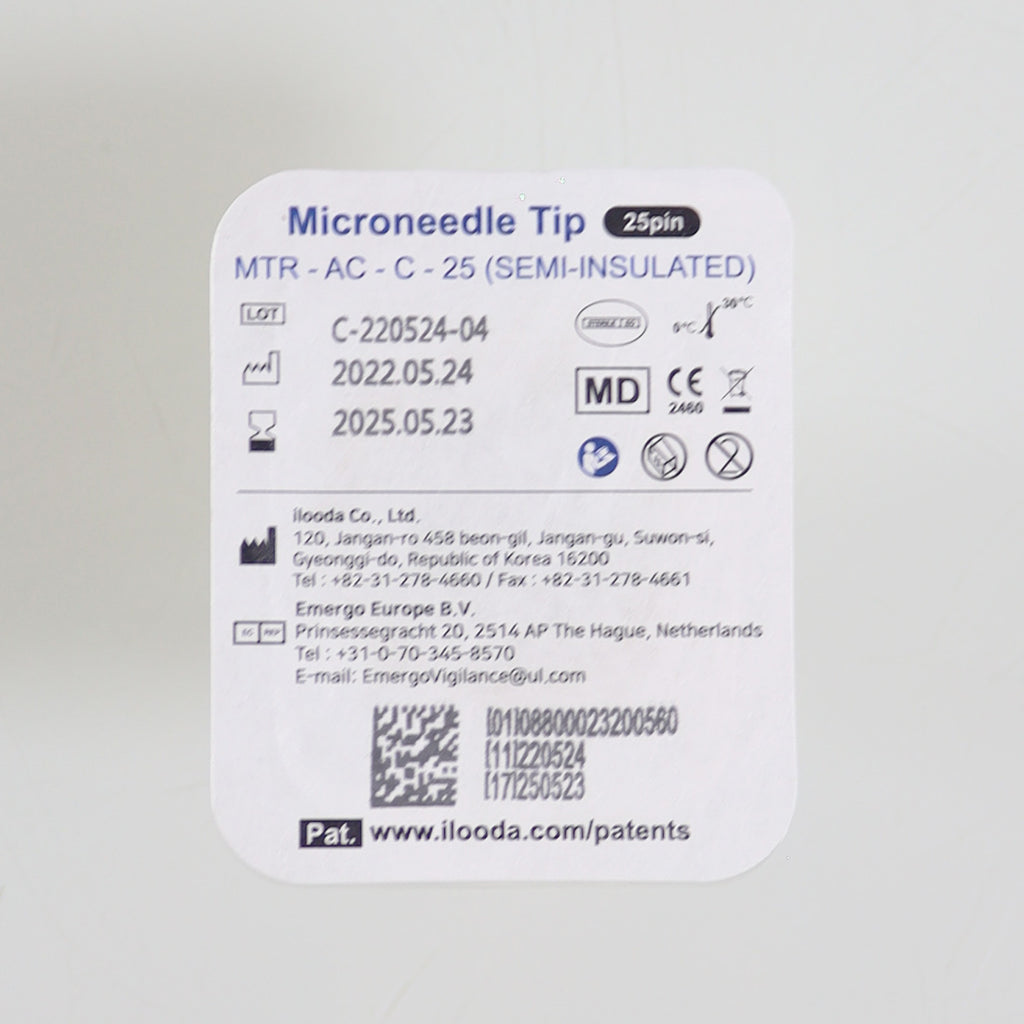 Cutera Secret RF MicroNeedle Tip 25-Pin Semi-Insulated MTR-AC-C-25 EX05-2025 x10