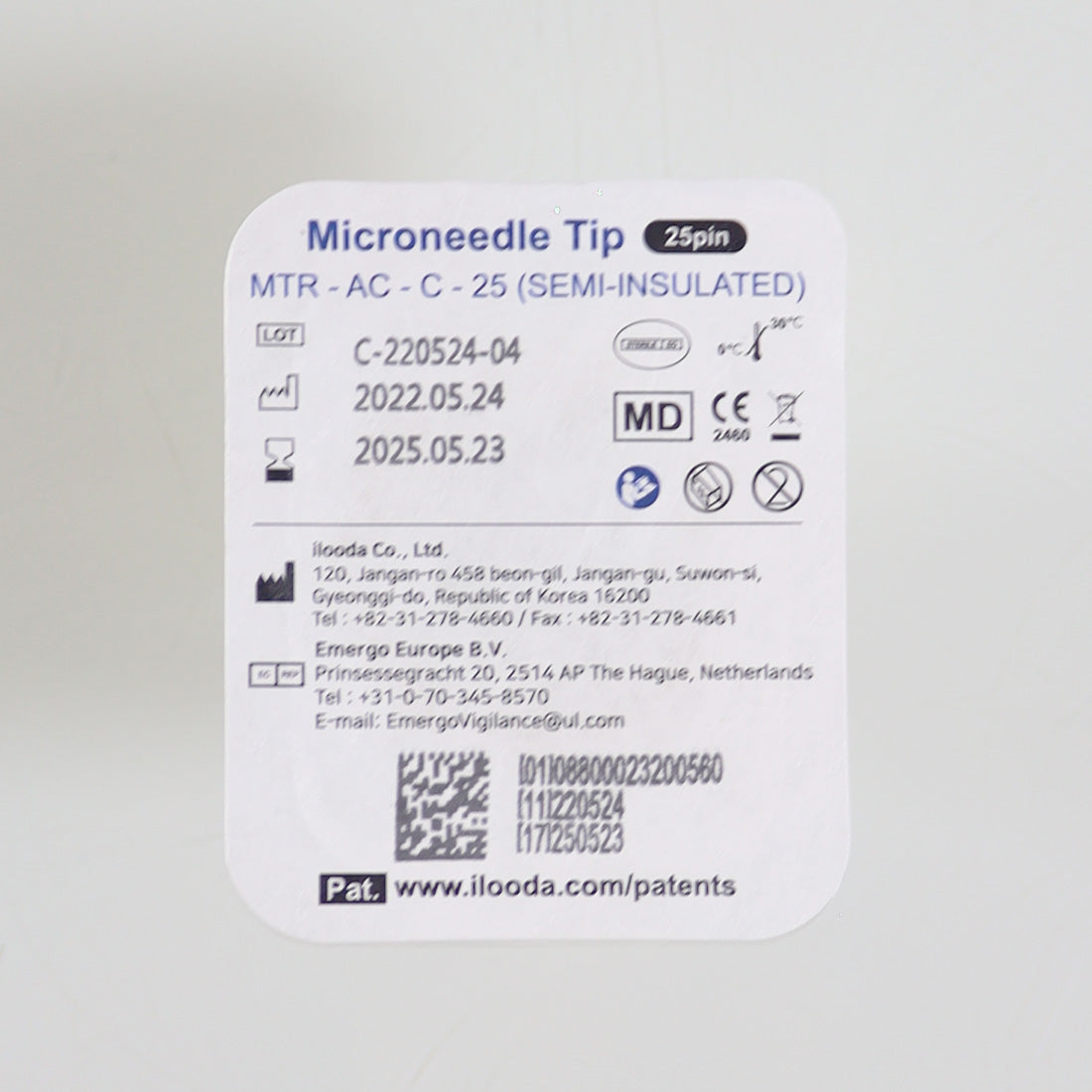 Cutera Secret RF MicroNeedle Tip 25-Pin Semi-Insulated MTR-AC-C-25 EX05-2025 x10