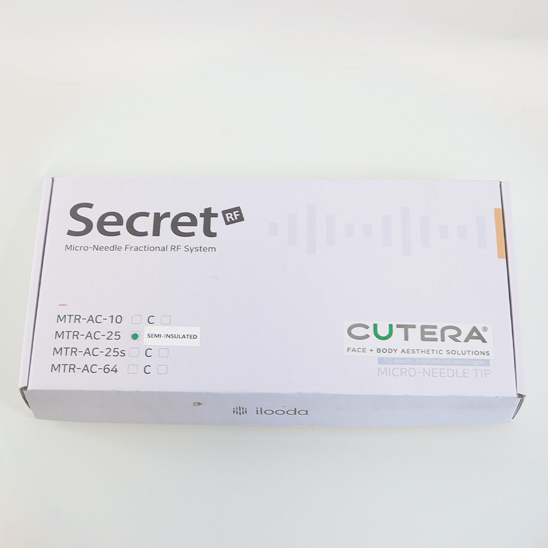 Cutera Secret RF MicroNeedle Tip 25-Pin Semi-Insulated MTR-AC-C-25 EX12-2025 x10