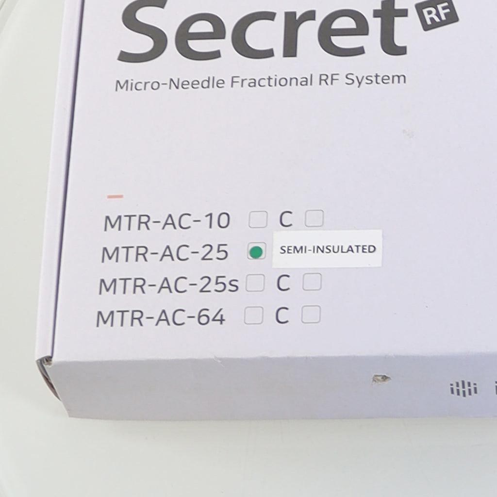 Cutera Secret RF MicroNeedle Tip 25-Pin Semi-Insulated MTR-AC-C-25 EX12-2025 x10
