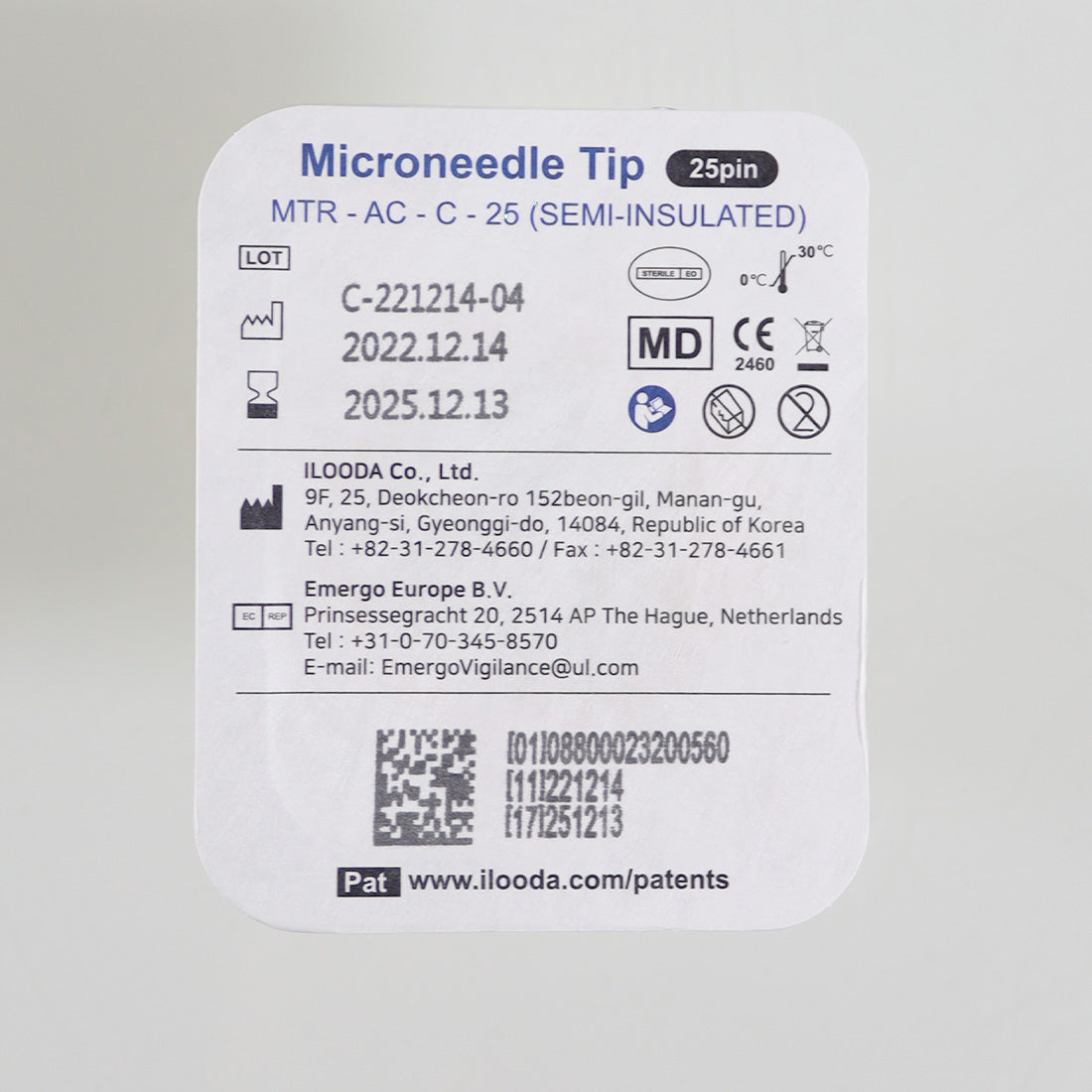 Cutera Secret RF MicroNeedle Tip 25-Pin Semi-Insulated MTR-AC-C-25 EX12-2025 x10