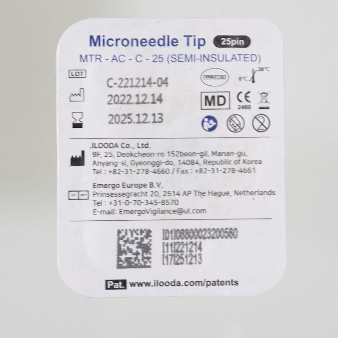 Cutera Secret RF MicroNeedle Tip 25-Pin Semi-Insulated MTR-AC-C-25 EX12-2025 x1