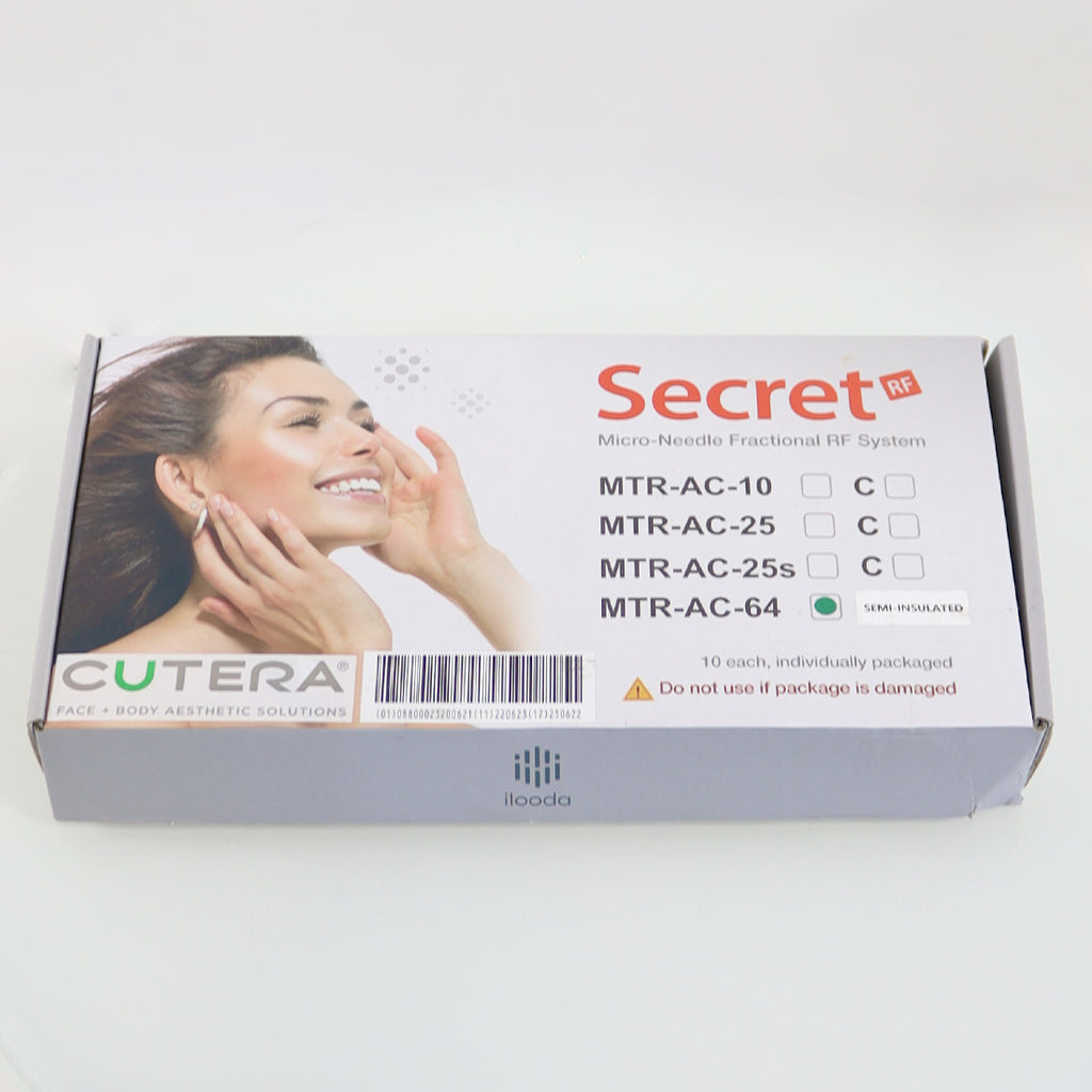 Cutera Secret RF MicroNeedle Tip 64-Pin Semi-Insulated MTR-AC-C-64 EX03-2025 x10