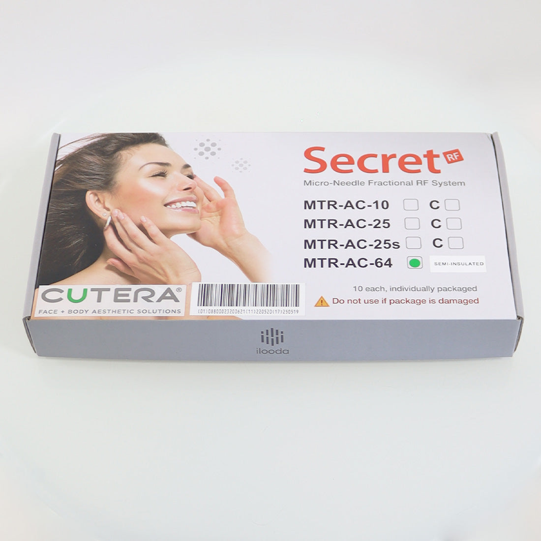 Cutera Secret RF MicroNeedle Tip 64-Pin Semi-Insulated MTR-AC-C-64 EX05-2025 x10