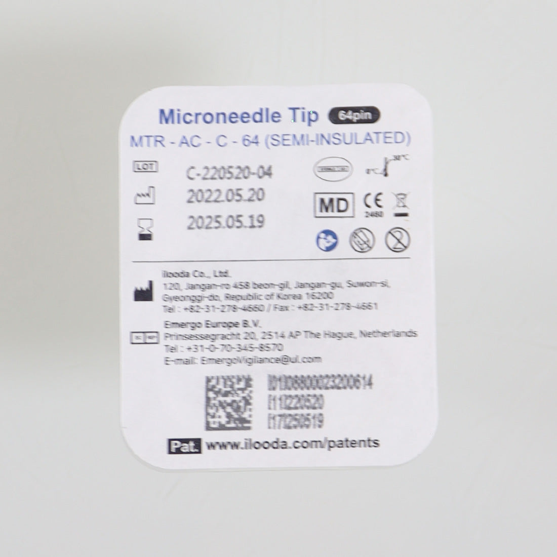 Cutera Secret RF MicroNeedle Tip 64-Pin Semi-Insulated MTR-AC-C-64 EX05-2025 x10