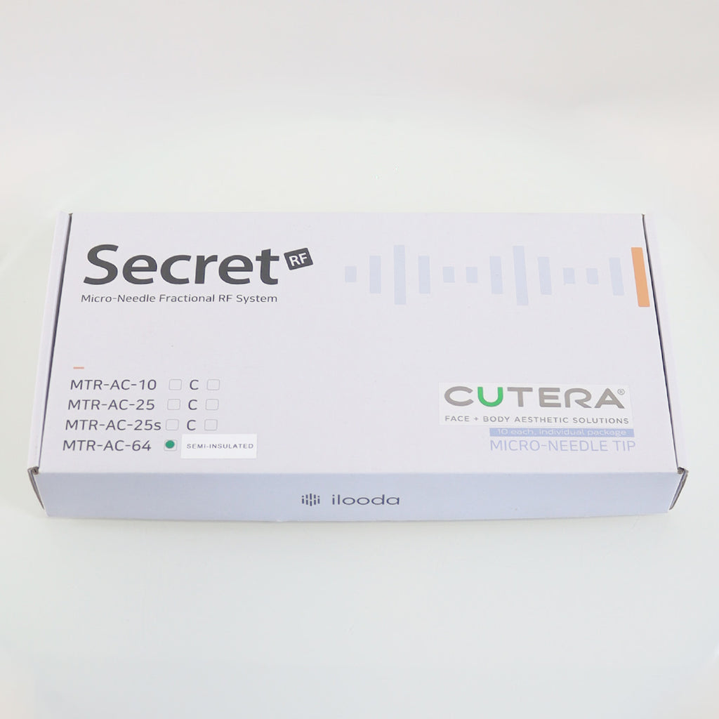 Cutera Secret RF MicroNeedle Tip 64-Pin Semi-Insulated MTR-AC-C-64 EX08-2025 x10