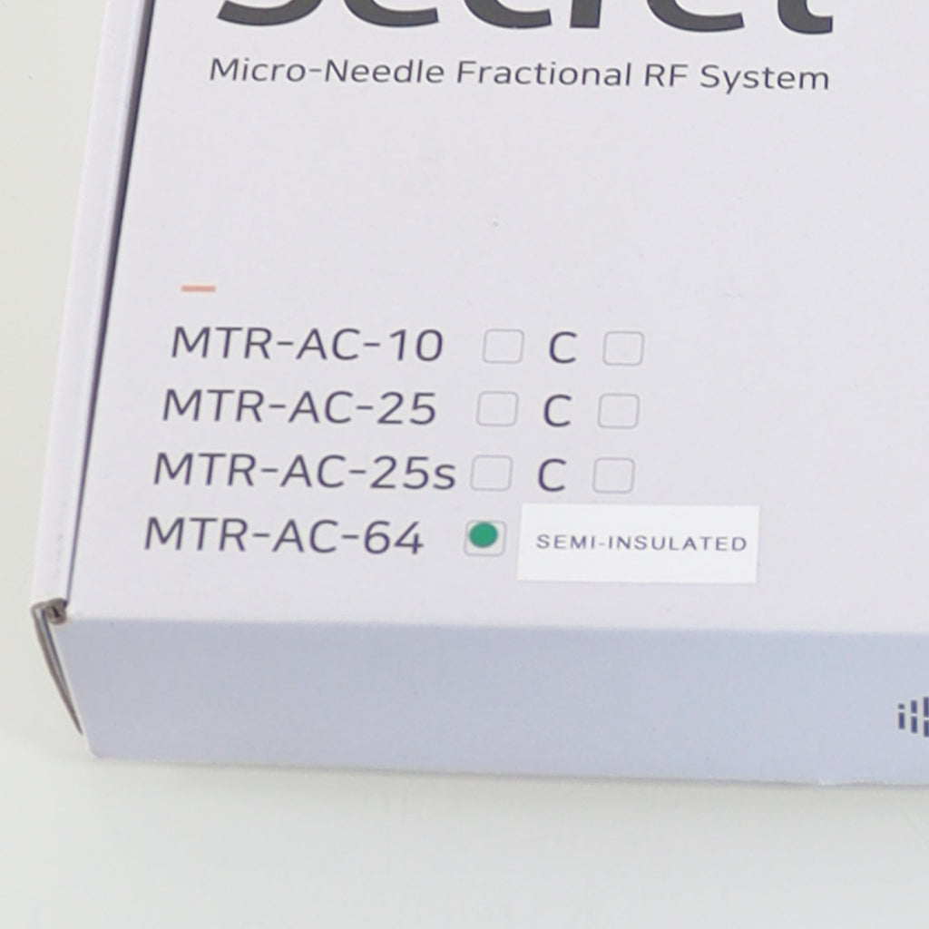 Cutera Secret RF MicroNeedle Tip 64-Pin Semi-Insulated MTR-AC-C-64 EX08-2025 x10