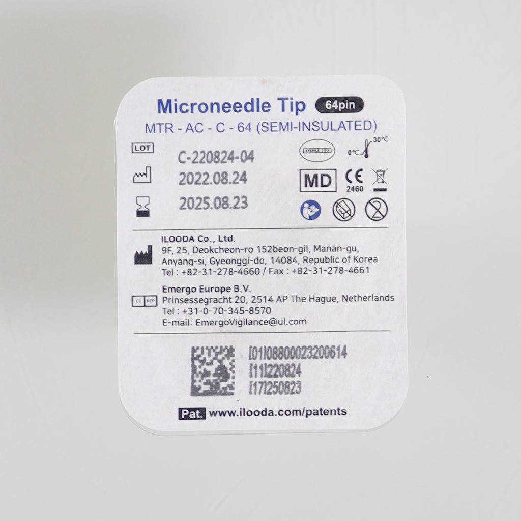 Cutera Secret RF MicroNeedle Tip 64-Pin Semi-Insulated MTR-AC-C-64 EX08-2025 x10