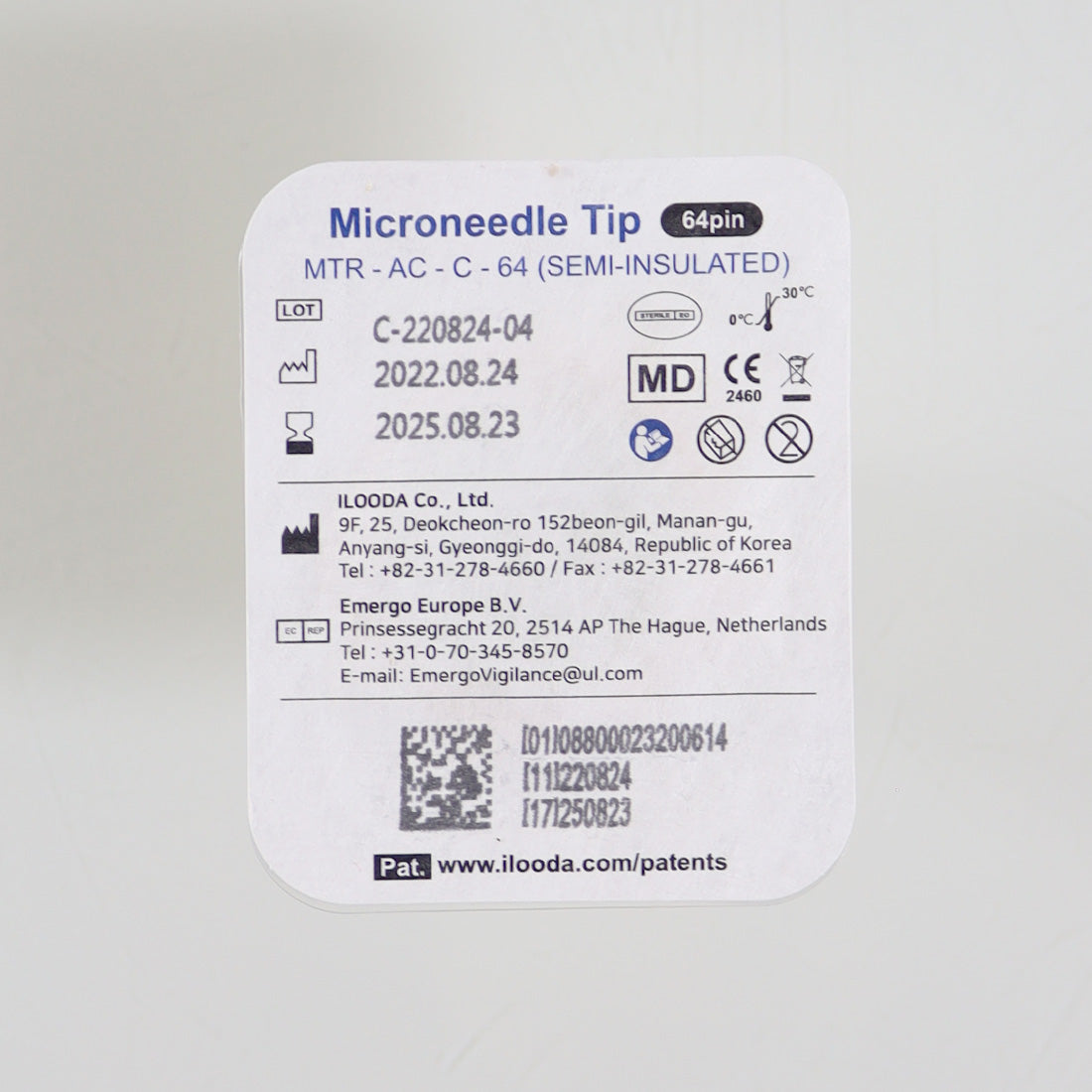 Cutera Secret RF MicroNeedle Tip 64-Pin Semi-Insulated MTR-AC-C-64 EX08-2025 x10