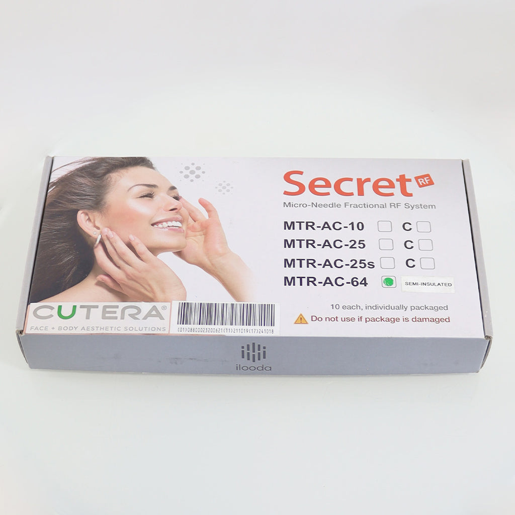 Cutera Secret RF MicroNeedle Tip 64-Pin Semi-Insulated MTR-AC-C-64 EX10-2024 x10